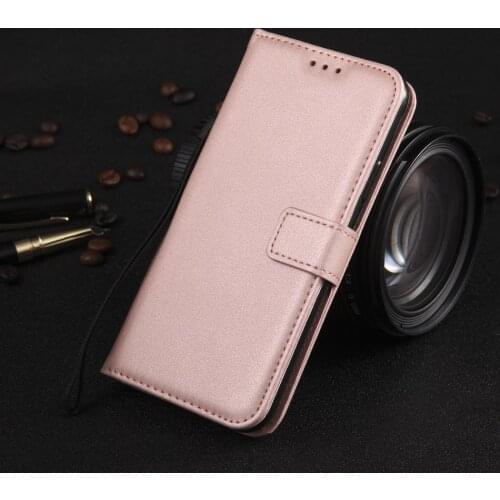 Simple Leather Wallet Case For Samsung Galaxy S9 S20 S21 Fe Ultra Note 10 Pro A6 A8 J4 J6 Plus 2018 Solid Color Flip Etui D21E