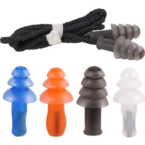 Spiral Waterproof Ear Plug Sleeping Travel Study Anti Noise Earplugs Hearing Protection Noise Reduction Soft Silicone Ear Plugs