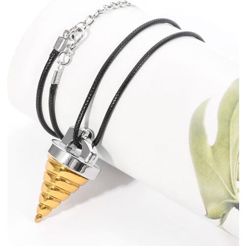 Tengentoba Gulenlagan KINON Tengen Toppa Gurren Lagann Core Drill Figure Pendants Necklace Jewelry Gift For Fans