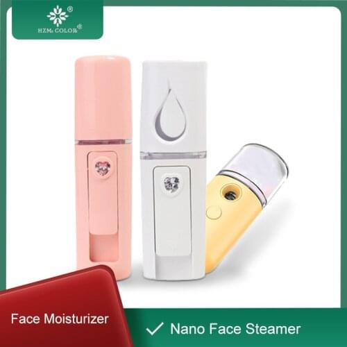 HZM COLOR 20ML Mini Nano Face Steam Humidifier Portable Moisturizing Skin Rejuvenation Face Moisturizer Skin Care Tool for Women