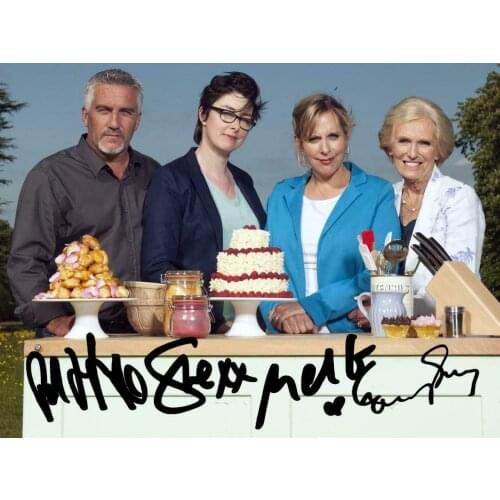 The Great British Bake Off Cast SIGNED PHOTO Art Film Print Silk Poster Home Wall Decor 24x36inch