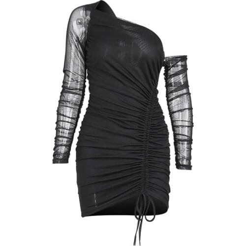 Quanss Summer Dress 2021 Women Cross Halter Sleeveless Backless Sexy Dress Cut Out Draw String Club Party Mini Dresses