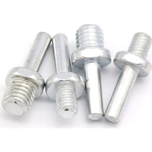 10mm/14mm Hard Alloy M10/M14 Screw Spindle Drill Adapter Backing Pad Wire Brush Connecting Rod for Car Polish