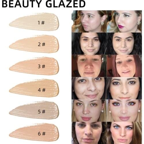 Liquid Concealer Full Coverage Waterproof Lasting Dark Circles Blemish Skin Face Base Contour No Flaws Makeup Cosmetics TSLM