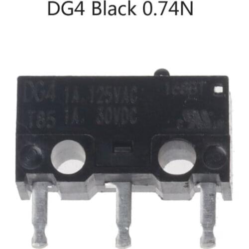 1PC Original CHERRY Mouse Micro Switch DG2 T85 0.05A 30VDC DG4 T85 1A 125VAC 1A30VDC DG2 DG4 Gray 1.47N Black 0.74N Point