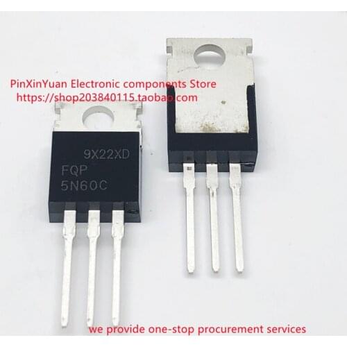 10PCS/LOT New original FQP5N60C 5N60C MOS field effect transistor TO220 5A/600V In stock