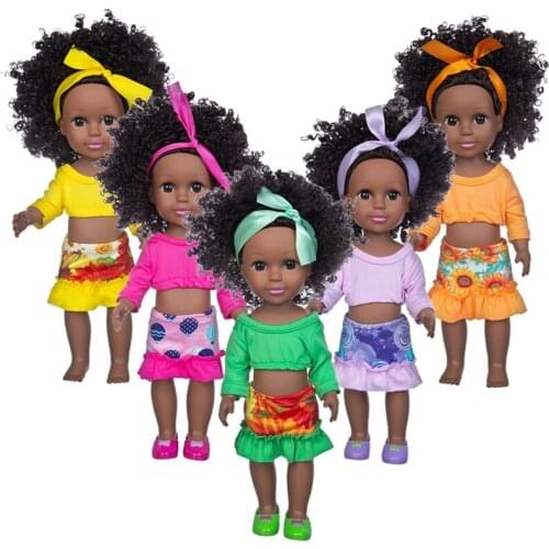 14 Styles Choose Black dolls 36cm/14Inch Baby Doll