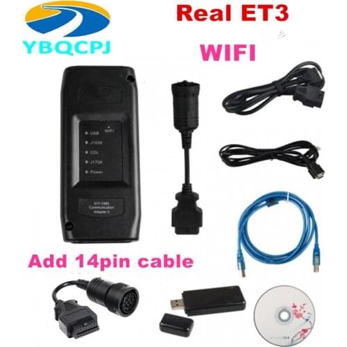 2019 Real ET3 Adapter 3 III Wireless WIFI ET-3 Truck Diagnostic Tool ET 3 For cat ET3 Communication 317-7485 CAT3