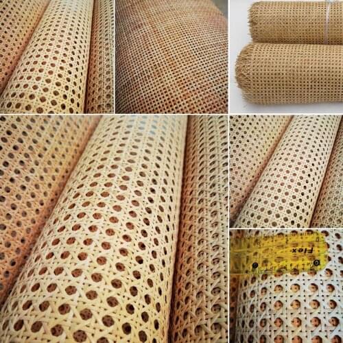Rattan Cane Webbing Width 40-45cm 1 meters Natural Real Rattan for Chair Table Ceiling Background Wall Decor Furniture Material
