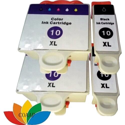 4x Compatible kodak 10B/10C Ink Cartridge for Kodak Hero 6.1/7.1/9.1 All-in-One