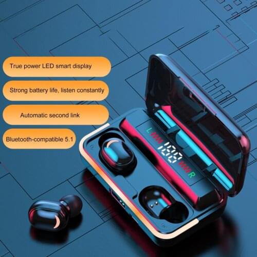 E10 Wireless Earphone Low Latency Cool Breathing Light HiFi Noise Reduction Bluetooth-compatible 5.1 Earbud Headset for Sports