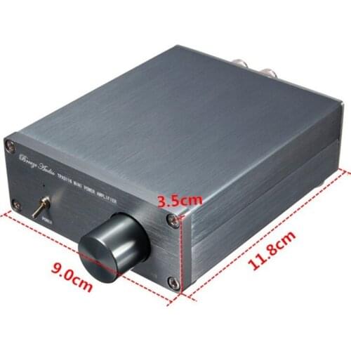 QF20 100W 2.0 HiFi Digital Audio Power Amplifier Can push 6-8 inch speakers Desktop Mini Amplifier Sound clear and bright