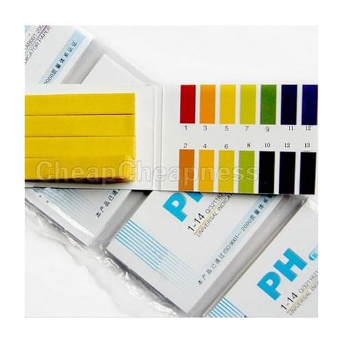 Hot Sale 031N 358A 80 Strips Full Range PH Alkaline Acid 1-14 Test Paper Water Litmus Testing Kit 1PCS