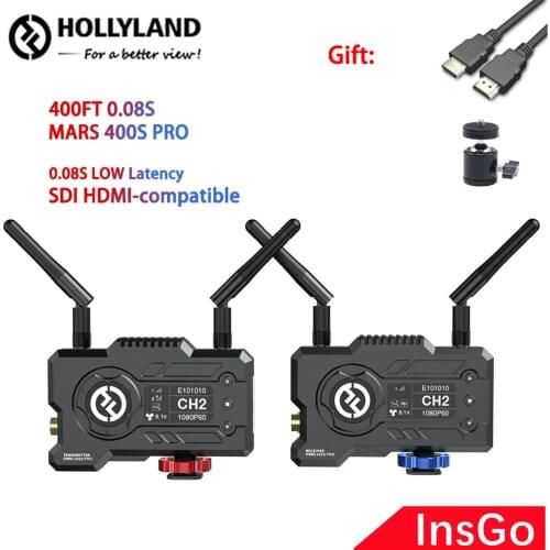 Hollyland MARS 400S PRO sdi Wireless Video Transmission FILES System HD Image Transmitter Receiver 1080P for Photography