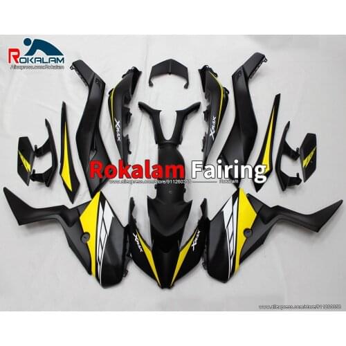ABS Body Kit For Yamaha XMAX300 2017 2018 2019 2020 2021 XMAX 300 Matte Black Yellow Motorbike Fairings (Injection Molding)