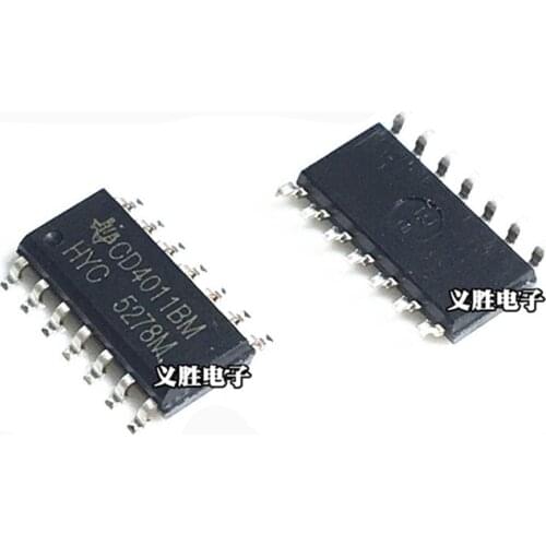 20PCS Four 2-Input NAND Gate Logic Chip CD4011 CD4011BE DIP14 CD4011BM SOP14