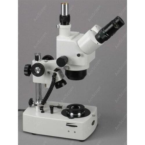 Darkfield Microscope--AmScope Supplies 10X-60X Darkfield Jewelry Gem Microscope + 3MP Camera