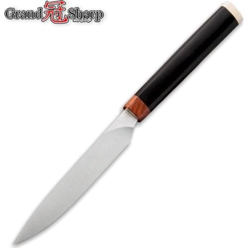 Utility Knife 9CR14Mov Steel Chef Kitchen Steak Knives Cooking Paring Tomato Tools BBQ Camping Outdoor Tactical Survival Knives