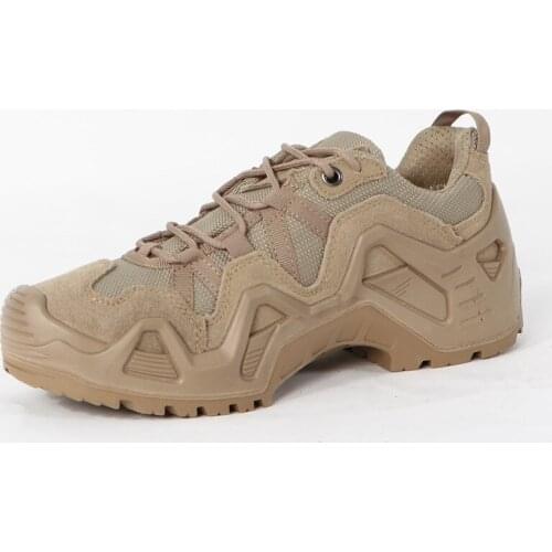 Outdoor Military Tactical Boots Special Forces Delta Boots Low-Top Fishing Hiking Hunting Shoes Waterproof Mountain Sports Shoes