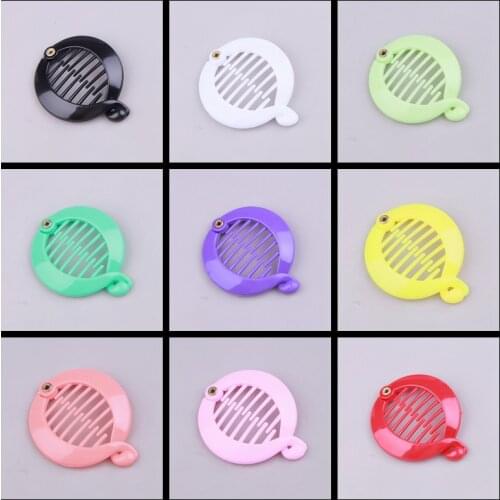 Hair Claws Clip Fish Shape Banana Barrettes Black Brown Hairpins Hair Accessories For Women Hair Clip Clamp DIY Craft YB014