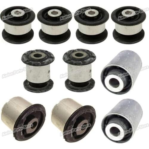 10 PCS Auto Suspension Parts Control Arm Bushing Set for Audi Q7 4LB VW TOUAREG 7L0407077 7L0412333A 7L0407182E 7L0407183A