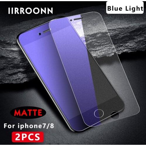 2Pcs/lot Full Cover MATEE Tempered Glass Film For iPhone 7 8 Screen Protector For iphone 8 7 plus IIRROONN