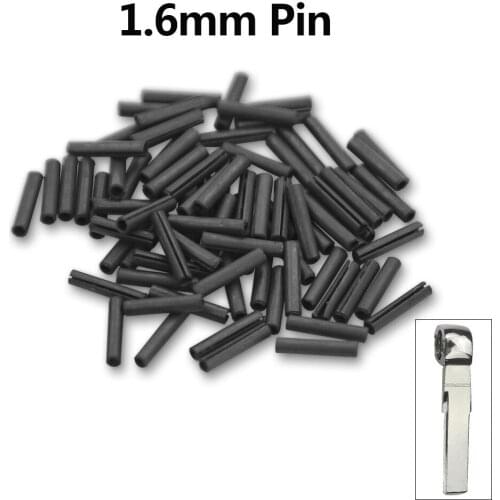 200pcs/lot 1.6mm Metal Car Key Pin Folding Remote Key Fixing screws Car Key Retaining Pins Auto Key Blade Fixing Connector