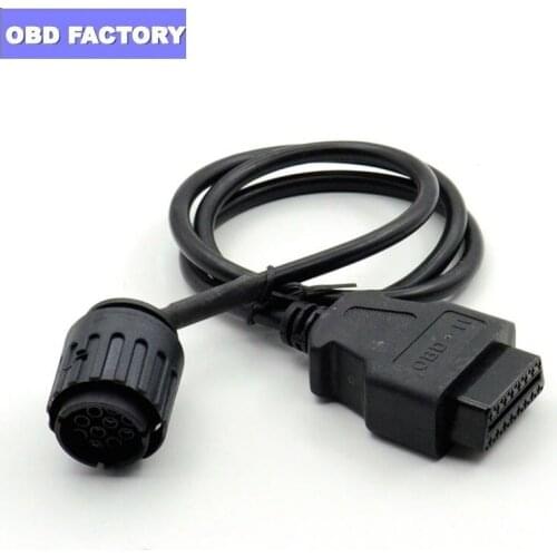 2020 Newest ICOM D Diagostic Cable For BMW OBD2 10 Pin to 16pin Adaptor For Motorcycles Diagnostic Scanner Tool