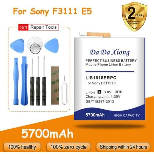 5050mAh LIS1618ERPC Battery for Sony Xperia XA (F3111) E5 F3116 F3115 F3311 F3313 F3112 G3121 G3123 G3125 G3112 G3116