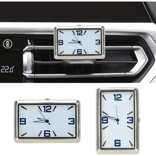 Double-sided Sticker Automobiles Quartz Watch Car Clock Stick-On Auto Watch Car Decoration Auto Fashion Watch