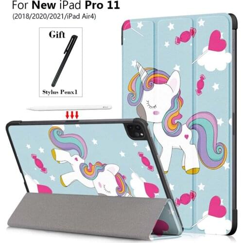 For iPad Pro 11 inch 2021 (3rd Gen) Case Cover Tablet Shell For iPad Pro 11 Case 2021 2020 2018 with Auto Wake/Sleep case+gift