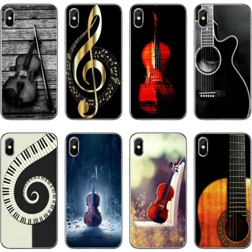 Phone Case Musical Notes Violin Classical For Samsung Galaxy A71 A70 A60 A51 A50 A41 A40 A31 A30 A20E A21S A12 A10 A7 A5 A3