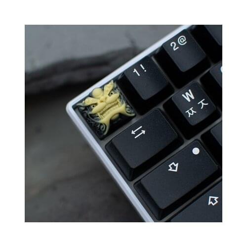 For Mx Switches Mechanical Keyboard Individuality ESC Keycap 1pc Handmade Resin Keycap