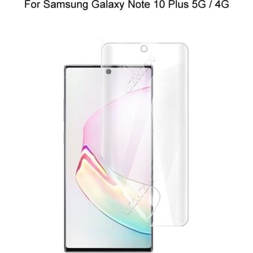 For Samsung Galaxy Note 10 Plus ( Note 10+ ) 5G / 4G Screen Protector HD Hydrogel Film Soft 3D Full Cover