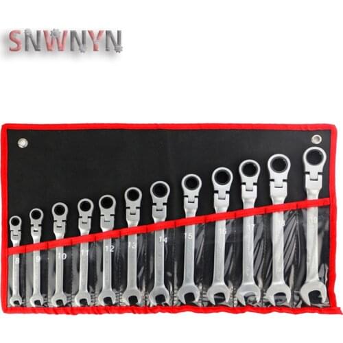 Key Wrench Set Universal Key Ratchet Spanners Wrench Sets Hand Tools Ratchet wrench Set Car Repair Set