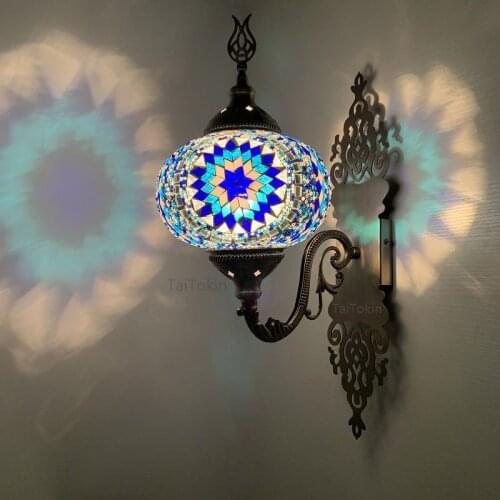 Morocco feature wall lamp foreign hotel home stay bar Moroccan cafe wall lamp