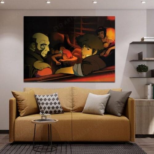 Cowboy Bebop Wall Art Canvas Painting Posters Prints Anime Wall Pictures For Living Room Restaurant Decoration