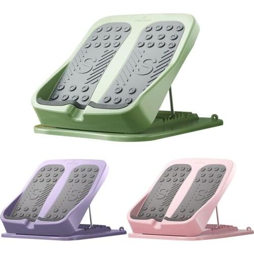 Anti-Slip Foot Calf Stretcher Incline Board Fitness Yoga Board 9-Level Adjustable Slant Board Massage Pedal Body Training Tool