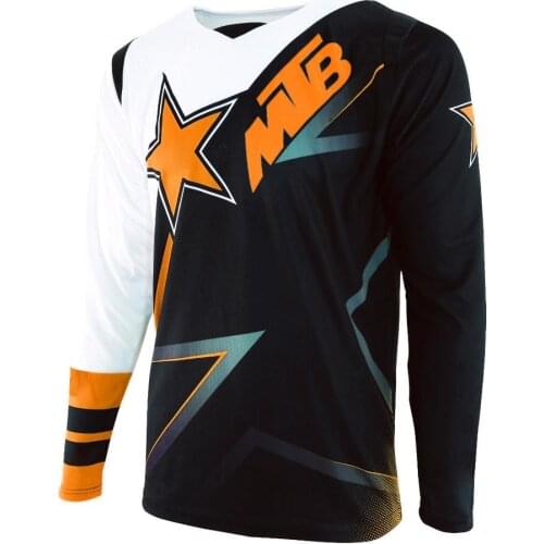 NEW MTB Offroad long motorcycle long motocross Racing Riding Cycling Jersey long T-shirt