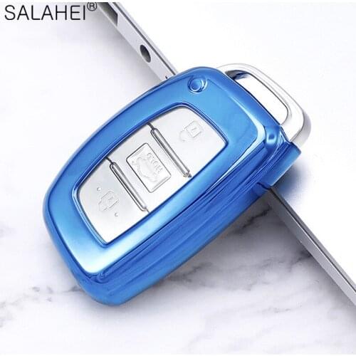 New Soft TPU Car Key Case Cover For Hyundai IX30 IX35 IX20 Tucson Elantra SOLARIS Verna Sonata i25 i30 MISTRA ACCENT Accessories