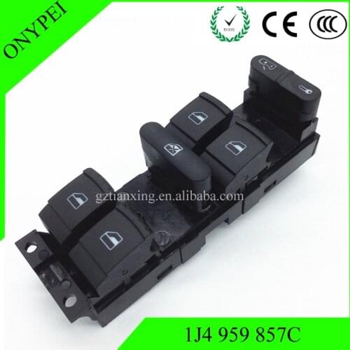 Power Window Control Switch 1J4959857C For Skoda Fabia Octavia Superb VV Jetta Golf Passat 1J4 959 857C