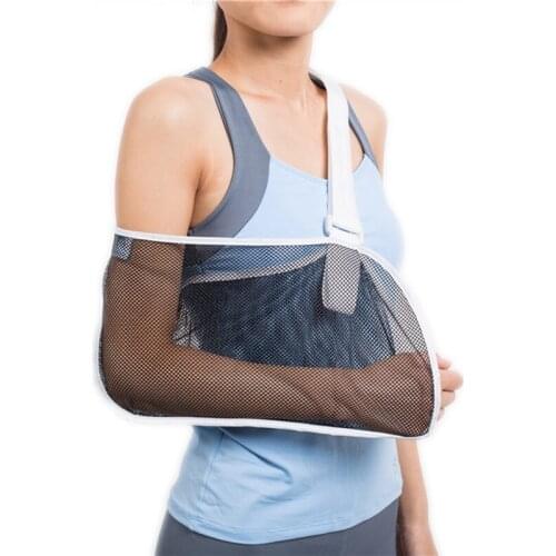 Arm sling Shoulder immobilizer Wrist Elbow Rotator Cuff Support Brace Lightweight Breathable Mesh Cool Orthopedic Medical