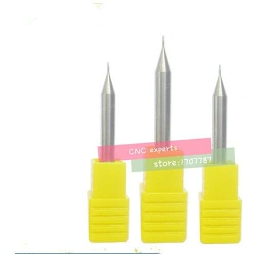 1PCS 2F-0.9*1.8*4*50 ,0.9mm Aluminum Micro Tungsten Carbide Square End Mill 2 flutes CNC Milling Cutters Router Bits