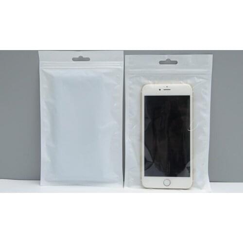 500pcs 13*21cm Resealable Cookie/grocery/Electronic accessories/gifts/Jewelry/Craft Packaging Bag Pouch clear white plastic bags