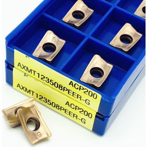 AXMT123508PEER-G ACP200 Carbide Turning Tool Turning Insert High Quality CNC Milling Tool Lathe Tool AXMT 123508