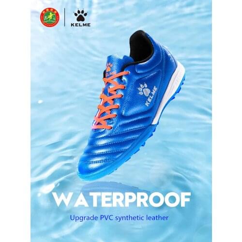 KELME Kids Soccer Shoes Authentic Cleats Football Shoes Match Training For Boys And Girls Breathable Outdoor Shoes 873701