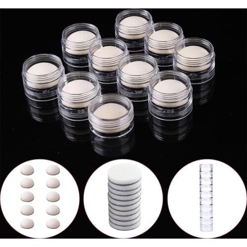 19*3.5cm Round Stackable Jars Mini Ink Round/Domed Foams for Storage DIY Scrapbooking Paint Paper Craft Card 2021 Hot Sale