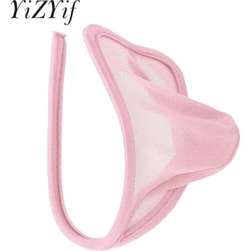 Mens C-String Underwear Panties Gay Men Underwear See Through Sheer Mesh Lingerie Bulge Pouch C-String Thong Briefs Underwear