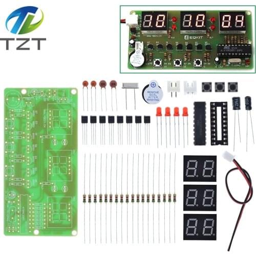C51 Digital Electronic Clock Suite DIY Kits Six 6 Bits Electronic Parts and Components Electronic Production