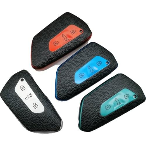 Latest TPU Car Remote Key Case Cover For VW Volkswagen Golf 8 MK8 2020 Skoda Octavia 3 Button Smart Key Shield Accessories